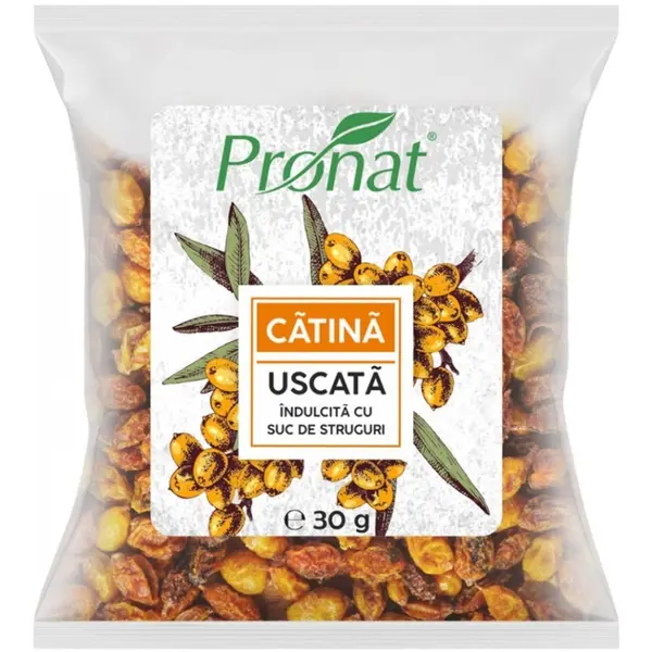 Catina Uscata, Indulcita cu Suc de Struguri, 30 g, Pronat