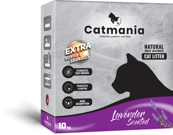 CATMANIA BOX LAVENDER (CARBON EFFECT)- 10KG