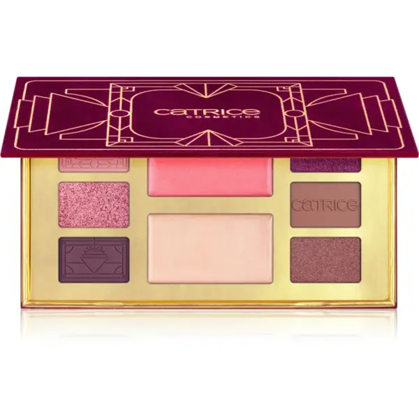 Catrice FESTIVE TREASURES paleta pentru fata multifunctionala culoare C01 All I Want Is Velvet 12.7 g