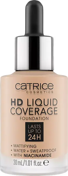 Catrice Fond de ten HD Liquid Coverage, 030 Sand Beige, 30 ml