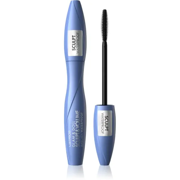 Catrice Glam & Doll Sculpt & Volume mascara rezistent la apă pentru curbare și volum neagră 10 ml