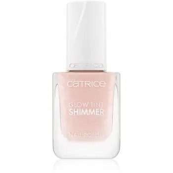 Catrice Glow Tint Shimmer lac de unghii transparent cu particule stralucitoare