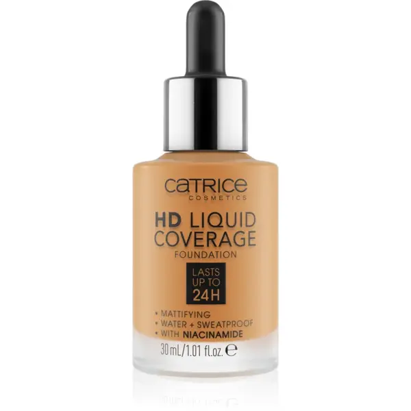 Catrice HD Liquid Coverage make up culoare 066 Warm Toffee 30 ml