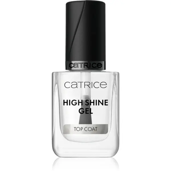Catrice High Shine Gel Top Coat lac de unghii pentru o protecție perfectă și strălucire intensă 10.5 ml