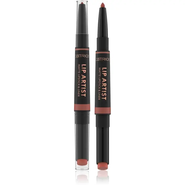 Catrice Lip Artist Matte Lipstick & Liner ruj + creion contur pentru buze cu efect matifiant culoare 030 Best Friends Forever 1.74 g