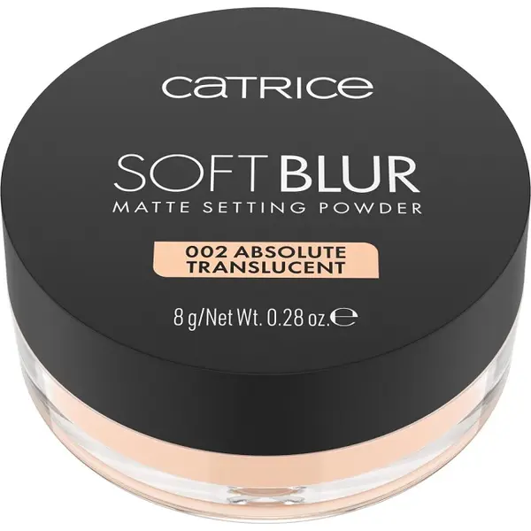 Catrice Pudră de fixare Soft Blur Matte, 002 Absolute Translucent, 8 g