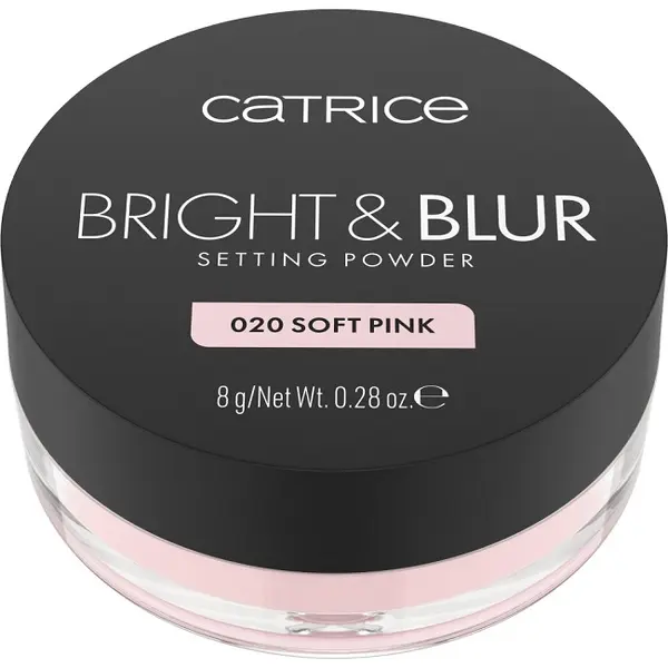 Catrice Pudră fixatoare pentru față Bright & Blur, 020 Soft Pink, 8 g