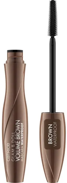 Catrice Rimel rezistent la apă pentru volum Glam & Doll Volume, maro, 10 ml