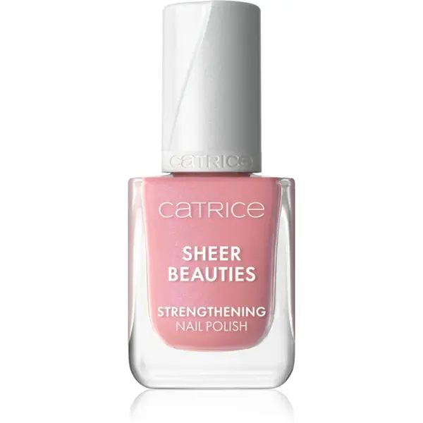 Catrice Sheer Beauties Strengthening Nail Polish lac pentru intarirea unghiilor culoare 050 Peonies, Please! 10.5 ml