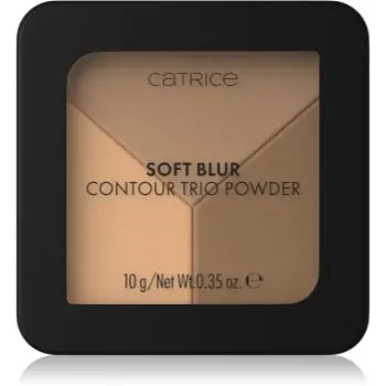 Catrice Soft Blur Contour Trio Powder Patela pentru conturul fetei cu efect matifiant