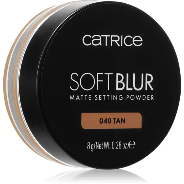 Catrice Soft Blur Matte Setting Powder pudră liberă pentru fixare culoare 040 Tan 8 g