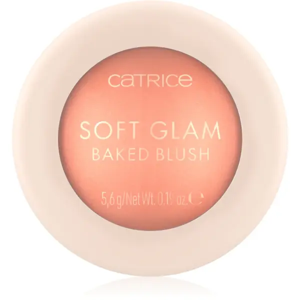 Catrice Soft Glam blush cu efect iluminator culoare 020 Peachy Breeze 5.6 g
