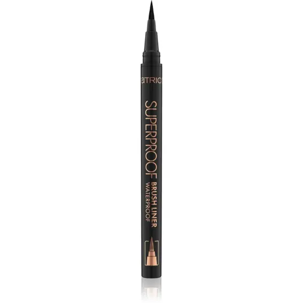 Catrice Superproof dermatograf rezistent la apă culoare 010 Midnight Black 0.45 ml
