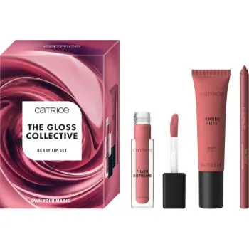 Catrice The Gloss Collective Berry Lip Set set de buze culoare 01 Gloss The Line!