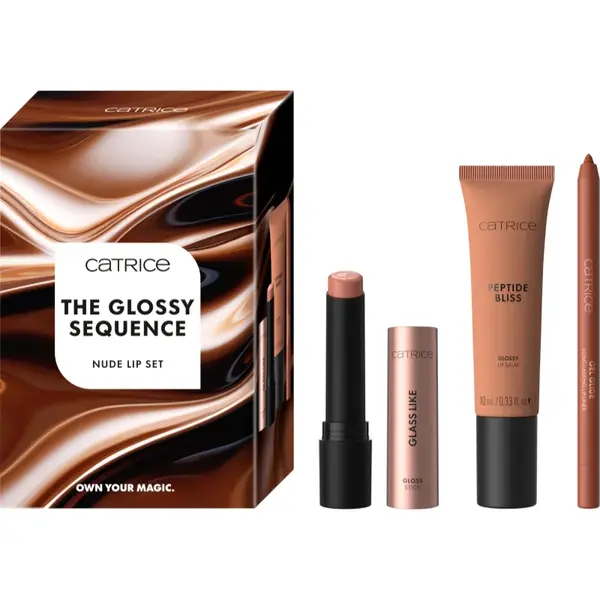 Catrice The Glossy Sequence Nude Lip Set set îngrijire buze