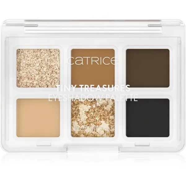 Catrice Tiny Treasures paletă cu farduri de ochi culoare 010 Everyday Essentials 4.2 g
