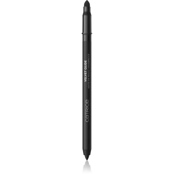 Catrice Velvet Glide creion dermatograf waterproof cu efect matifiant culoare 010 Black Stone 1.4 g