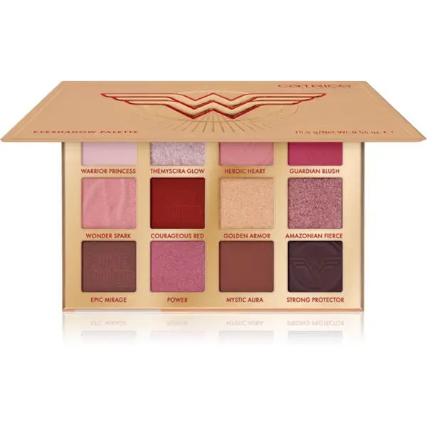Catrice Wonder Woman paletă cu farduri de ochi culoare 020 Amazonian Warrior 15.5 g