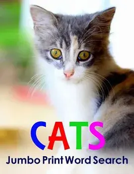 Cats Jumbo Print Word Search, Paperback/Puzzlefast