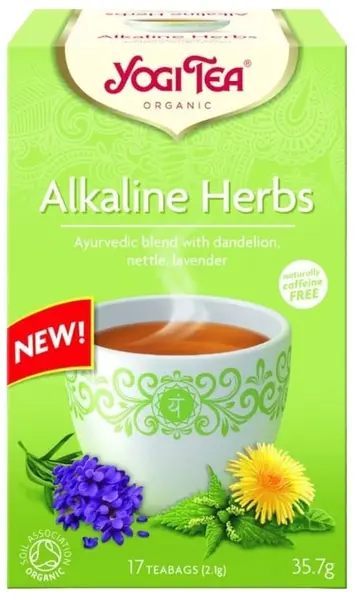 Ceai alcalin din plante, 17 pliculețe, Yogi Tea