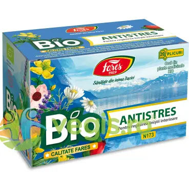 Ceai Antistres Ecologic/Bio 20dz