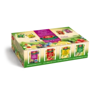 Ceai Aromfruct asortat, fructe, 120 plicuri - Fares