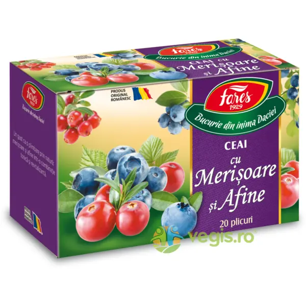 Ceai Aromofruct Merisor si Afine 20dz