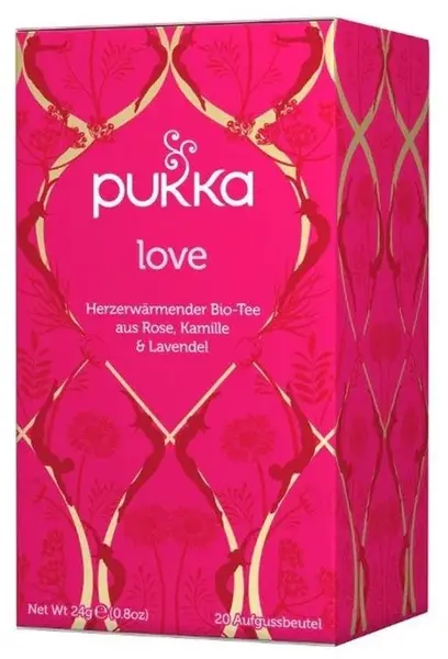 Ceai bio din plante Love, 20 plicuri filtrante, Amla Natur