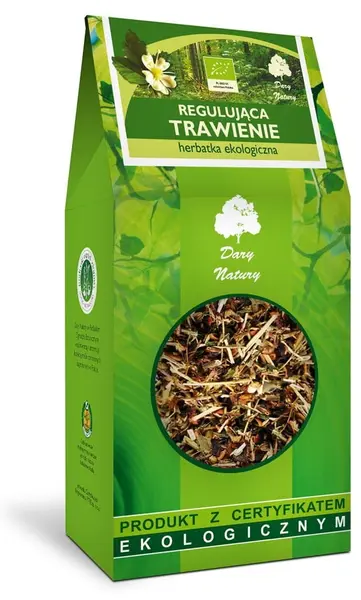 Ceai bio din plante pentru reglarea digestiei, 150 g, Dary Natury
