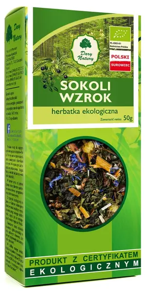 Ceai bio din plante pentru vedere bună, 50 g, Dary Natury