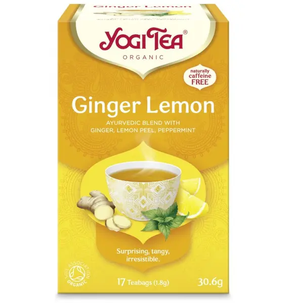 Ceai Bio GHIMBIR si lamaie, 17 pliculete 30.6gr Yogi