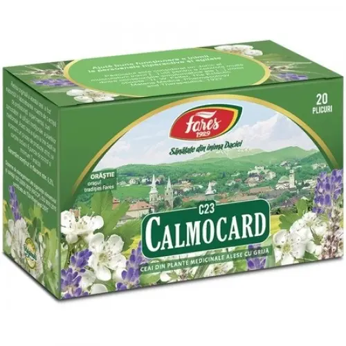 Ceai calmocard C23 Fares, 20 plicuri Zephyr Labs