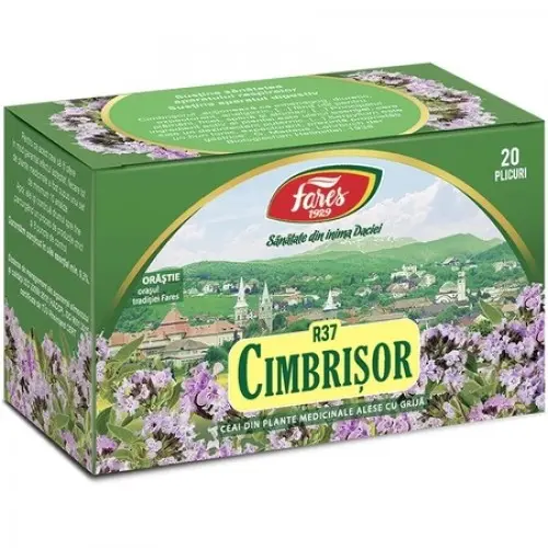Ceai cimbrisor R37 Fares, 20 plicuri Zephyr Labs