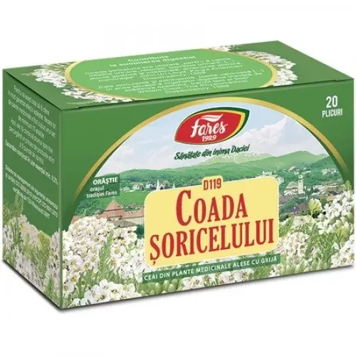 Ceai coada soricelului Fares (D119), 20 plicuri Zephyr Labs