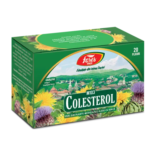 Ceai Colesterol, 20 plicuri, Fares