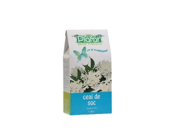 Ceai de flori de soc, 50g, Plafar