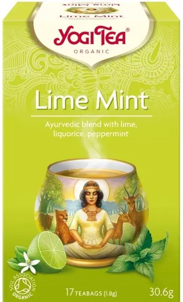 Ceai de lime și mentă, 17 pliculețe, Yogi Tea