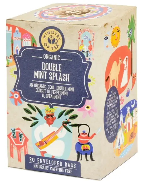 Ceai de mentă organic, 20 de pliculețe, Ministry of Tea