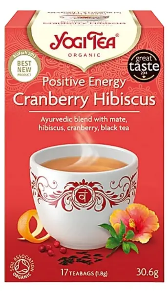 Ceai de plante cu energie pozitivă, 17 pliculețe, Yogi Tea