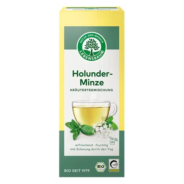 Ceai de soc cu menta 20 plicuri, eco - 30 g