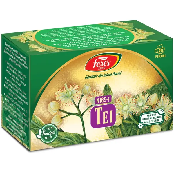 Ceai de Tei, 20 plicuri, Fares