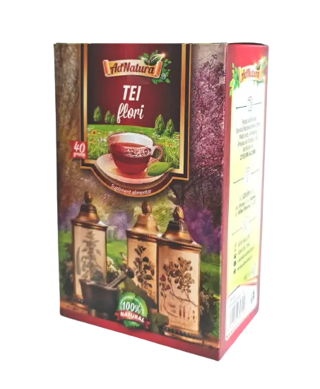 Ceai de tei flori, 40g, AdNatura