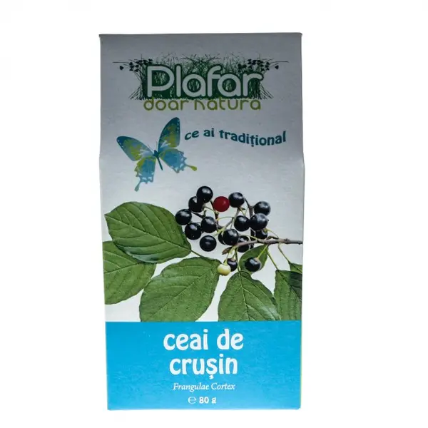 Ceai din coaja de crusin, 80g, Plafar