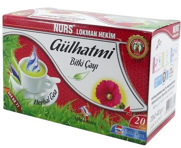 Ceai din plante de nalbă mare, 20 plicuri, Nurs Lokman Hekim