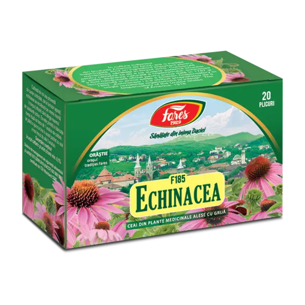 Ceai Echinacea, 20 plicuri, Fares