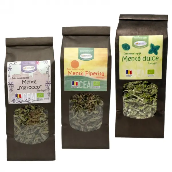 Ceai ECOLOGIC sortiment Pasionat de menta - 120gr