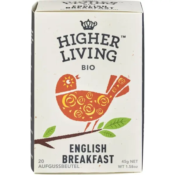 Ceai English Breakfast 20 plicuri, eco - 45 g