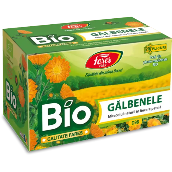 Ceai Galbenele BIO, Fares | 20 plicuri