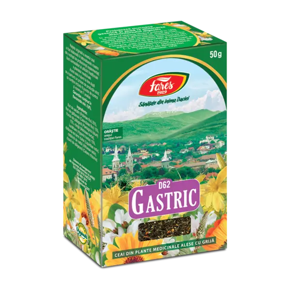 Ceai Gastric D62, 50g, Fares