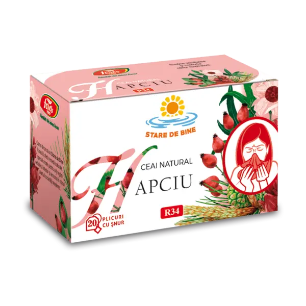 Ceai Hapciu, 20 plicuri, Fares